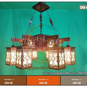 Đèn chùm trang trí nhà gỗ DG61