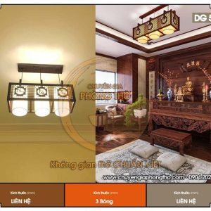 Đèn gắn trần phúc lộc thọ DG55