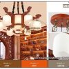 Đèn thả trang trí phòng thờ biệt thự DG58