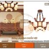 Đèn thả trang trí phòng thờ biệt thự DG58