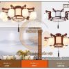 Mẫu đèn trần phòng thờ DG57