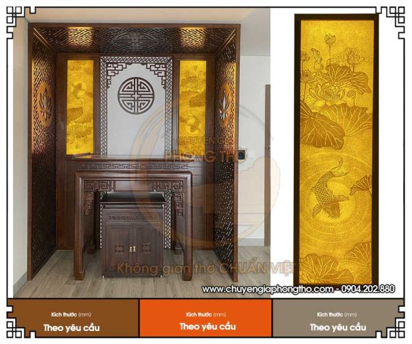 Mẫu tranh trúc chỉ cá chép