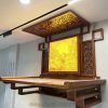 Mẫu tranh trúc chỉ cho bàn thờ treo