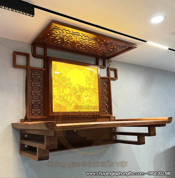 Mẫu tranh trúc chỉ cho bàn thờ treo