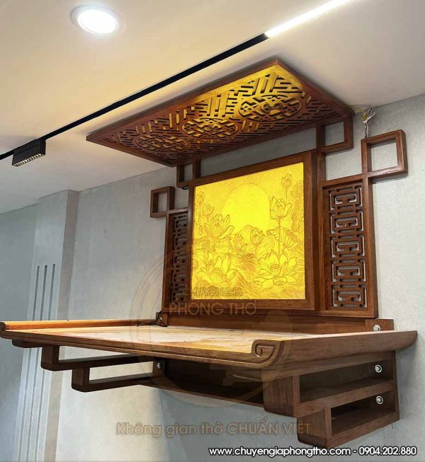 Mẫu tranh trúc chỉ cho bàn thờ treo