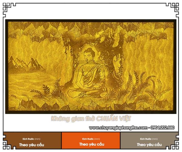 Tranh trúc chỉ bồ đề mang ý nghĩa Phật giáo linh thiêng