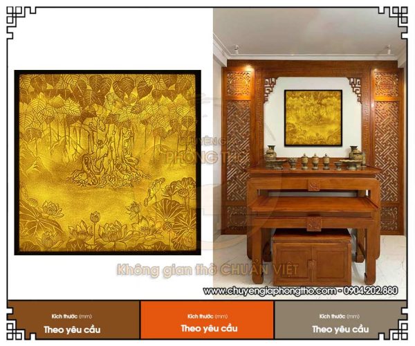 Tranh trúc chỉ bồ đề mang ý nghĩa Phật giáo linh thiêng