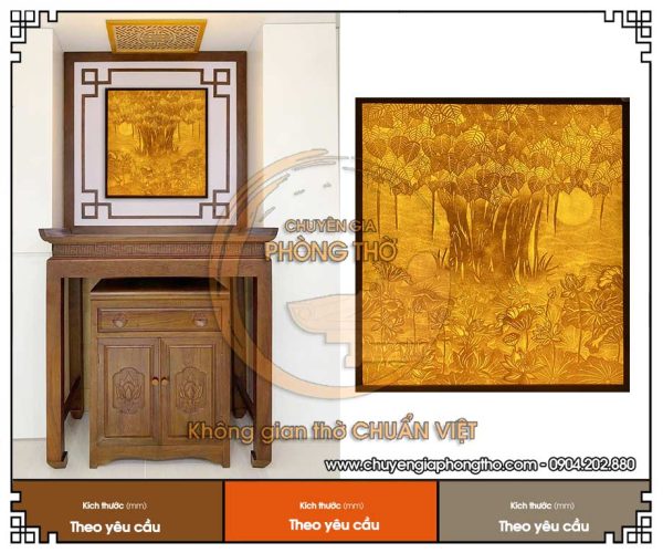 Tranh trúc chỉ bồ đề mang ý nghĩa Phật giáo linh thiêng