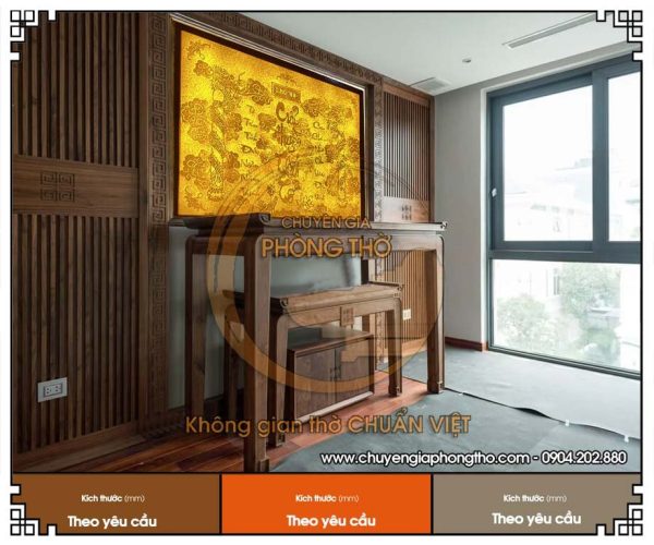 Tranh trúc chỉ Cửu Huyền Thất Tổ cho phòng thờ