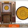 Tranh trúc chỉ Mandala hình tròn