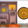 Tranh trúc chỉ Mandala hình tròn