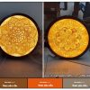 Tranh trúc chỉ Mandala hình tròn