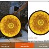 Tranh trúc chỉ Mandala hình tròn