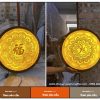 Tranh trúc chỉ Mandala hình tròn