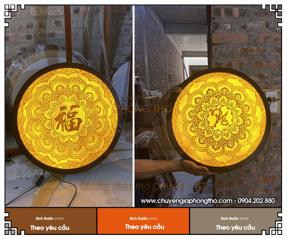 Tranh trúc chỉ Mandala hình tròn Tranh trúc chỉ Mandala hình tròn