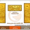 Tranh trúc chỉ Tâm Đức Phúc trang trí phòng thờ