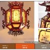 Đèn lồng lục giác hoa sen DG69