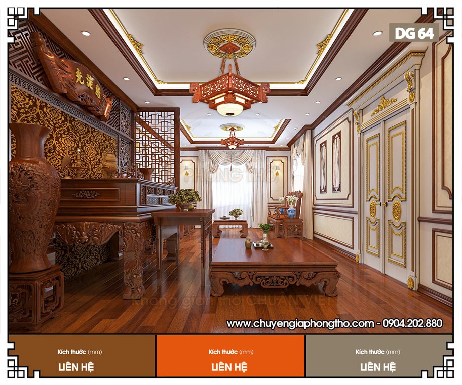 Đèn phòng thờ cao cấp DG64