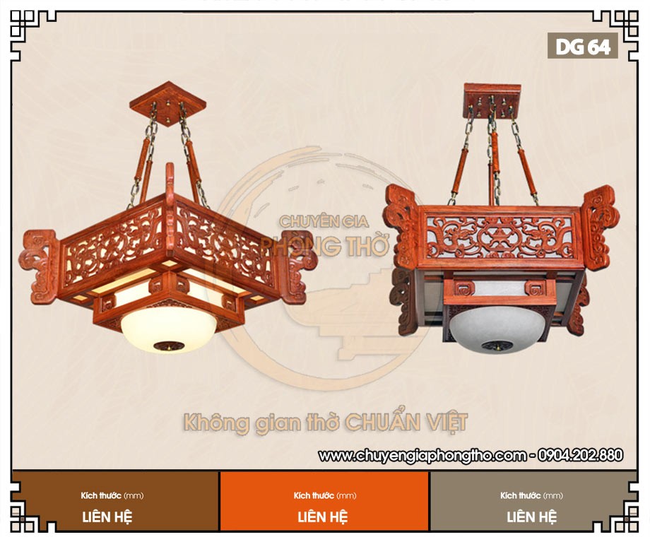 Đèn phòng thờ cao cấp DG64