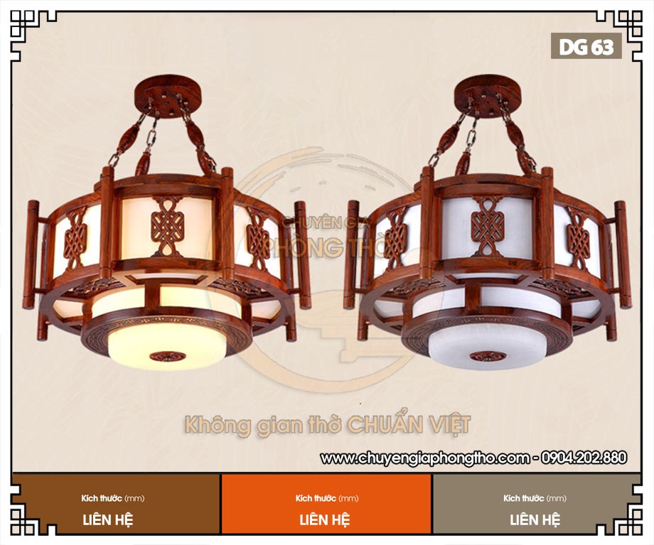 Đèn thả phòng thờ DG63 Đèn thả phòng thờ DG63