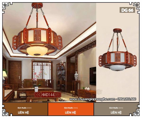 Mẫu đèn thả trần (DG66) trang trí phòng thờ