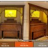Tranh trúc chỉ ốp hậu bàn thờ