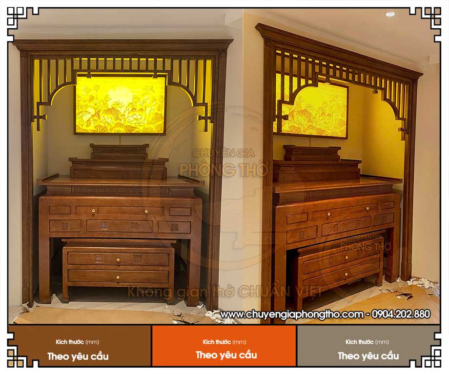Tranh trúc chỉ ốp hậu bàn thờ