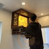 Tranh trúc chỉ ốp tường bàn treo trang trí phòng thờ