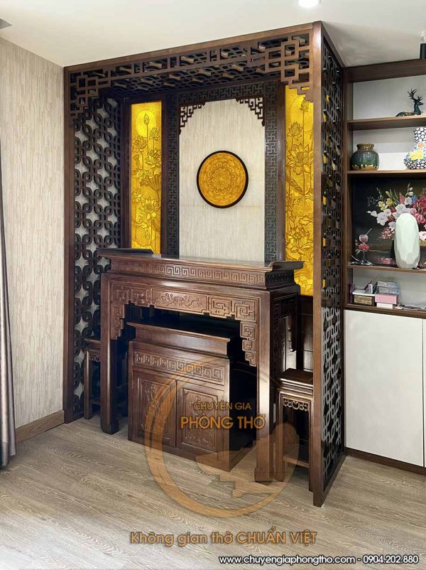 Tranh trúc chỉ phòng thờ thu hút tài lộc