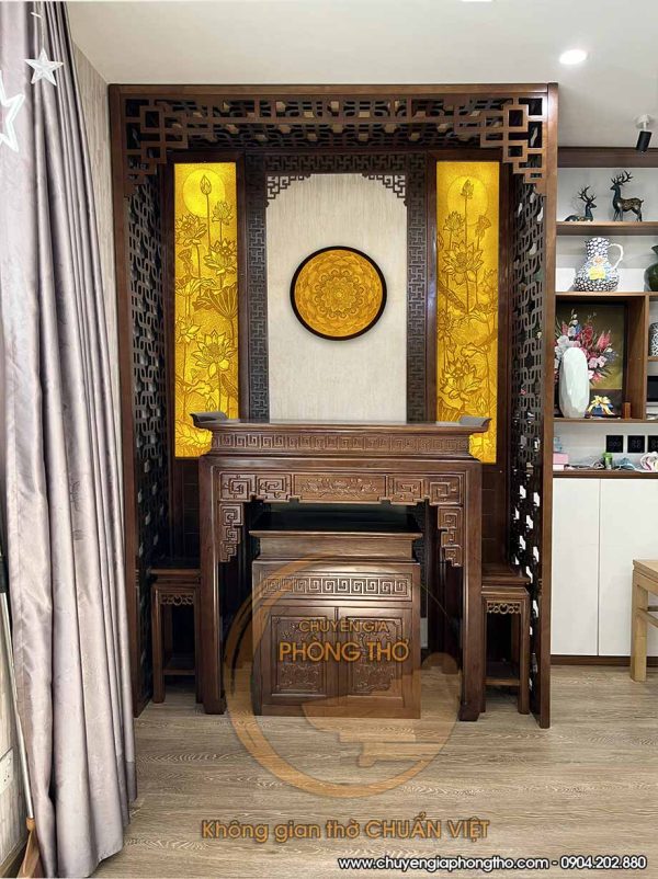 Tranh trúc chỉ phòng thờ thu hút tài lộc