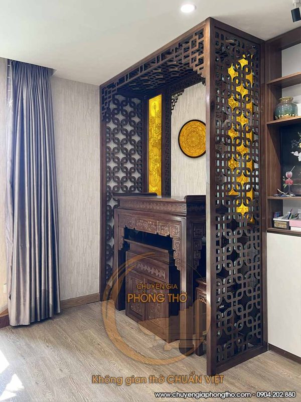 Tranh trúc chỉ phòng thờ thu hút tài lộc