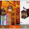 Đèn gỗ treo tường DTT03