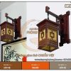 Đèn gỗ treo tường DTT03