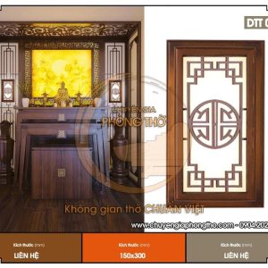 Đèn ốp tường bằng gỗ DTT01