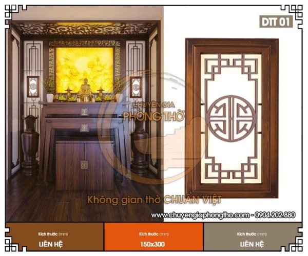 Đèn ốp tường bằng gỗ DTT01