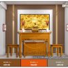 Đèn ốp tường bằng gỗ DTT01
