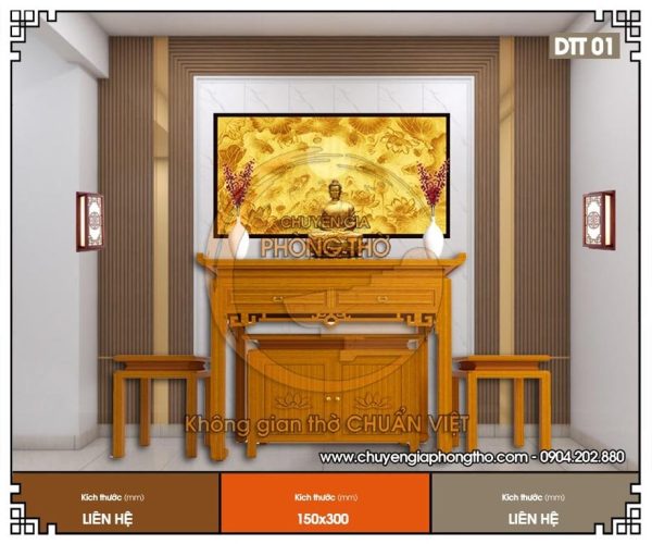 Đèn ốp tường bằng gỗ DTT01