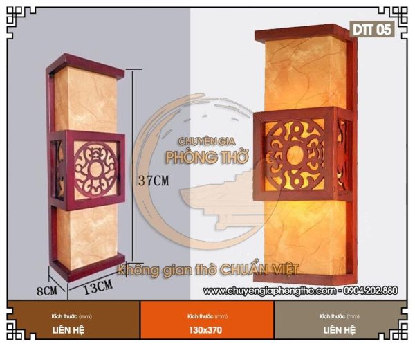 Đèn ốp tường cổ điển cho phòng thờ DTT05