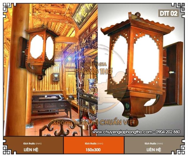 Đèn treo tường phòng thờ DTT02