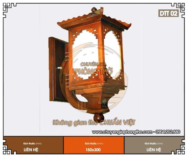 Đèn treo tường phòng thờ DTT02