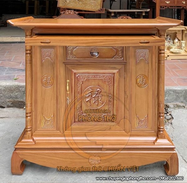 Tủ thờ chữ phúc TT04 cho không gian phòng thờ