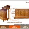 Tủ thờ chữ thọ TT03 trang nghiêm