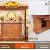 Tủ thờ liên hoa TT01 hiện đại