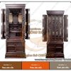 Tủ thờ có cửa đóng kín - Giữ gọn gàng, bảo vệ đồ thờ hiệu quả