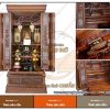 Tủ thờ có cửa đóng kín - Giữ gọn gàng, bảo vệ đồ thờ hiệu quả