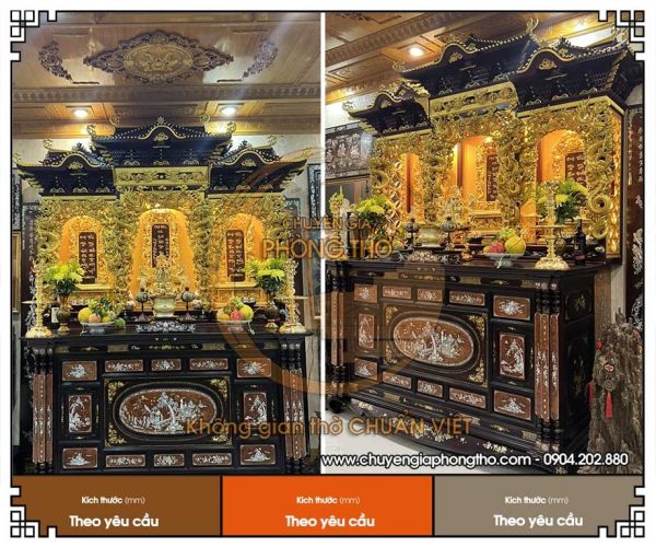 Tủ thờ kiểu Nhật đẹp sang trọng