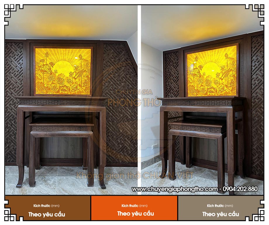 Tranh trúc chỉ ốp tường hình hoa sen