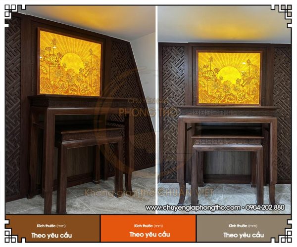 Tranh trúc chỉ ốp tường hình hoa sen