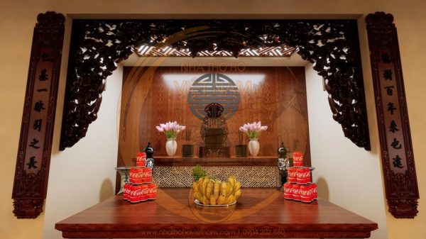 Phối cảnh nhà thờ họ 3 gian 2 mái tại xã Lâm Bình, Tuyên Quang