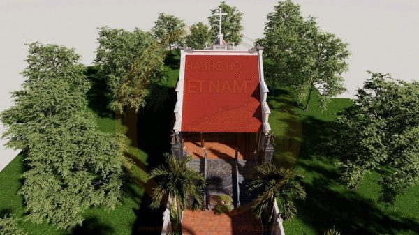 Phối cảnh dự án nhà thờ công giáo tại phường Móng Cái, Quảng Ninh